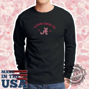 Alabama Crimson Tide Est Embroidered Shirt Ncaa Team Embroidered Hoodie