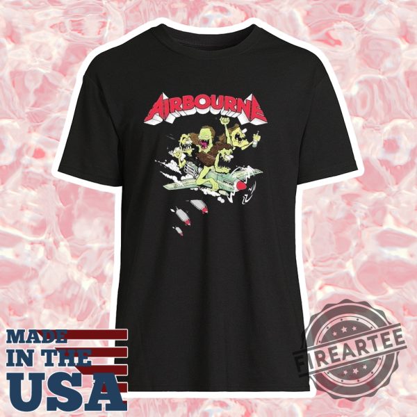 Airbourne Burnin Out The Nitro Tour Through Europe 2019 Tshirt