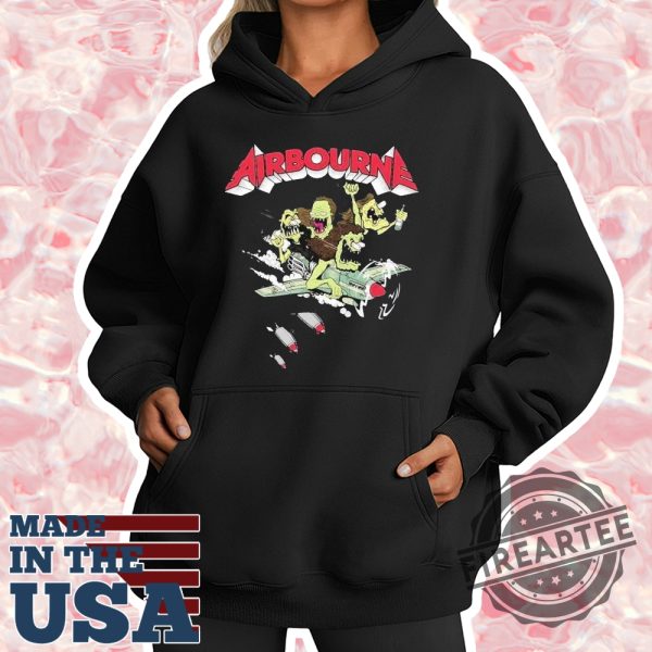 Airbourne Burnin Out The Nitro Tour Through Europe 2019 Tshirt