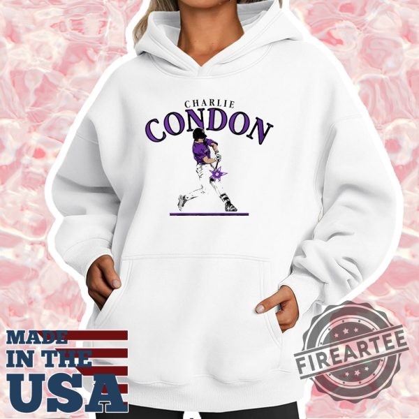 Official-Charlie-Condon-Slugger-Swing-Colorado-Rockies-Mlb-Baseball-2025-Painting-Tshirt-fireartee_2