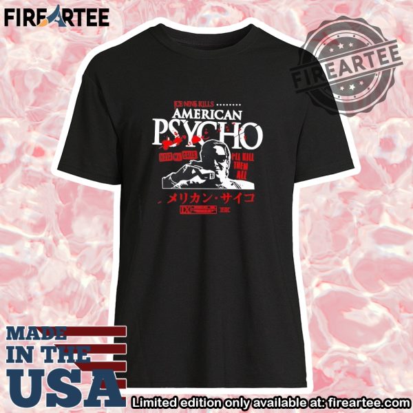 Ink Hold My Calls American Psycho Tshirt