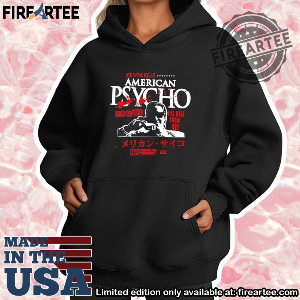Ink Hold My Calls American Psycho Tshirt