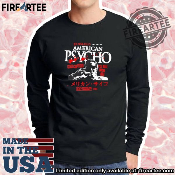 Ink Hold My Calls American Psycho Tshirt