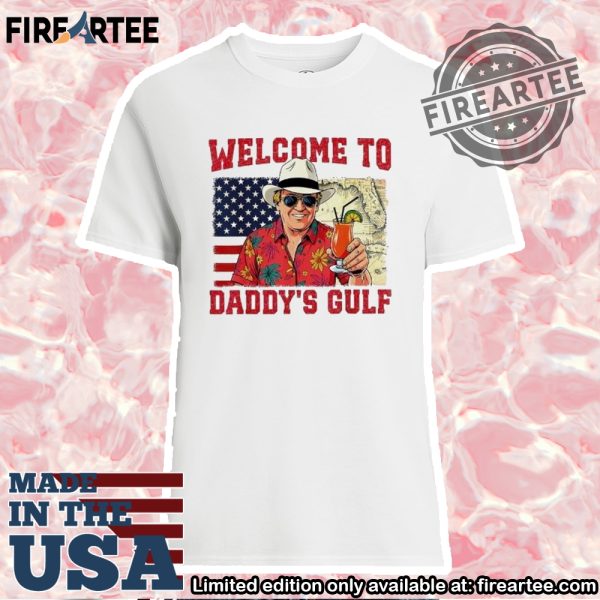 Welcome To Dadys Gult Of America Trump Tshirt