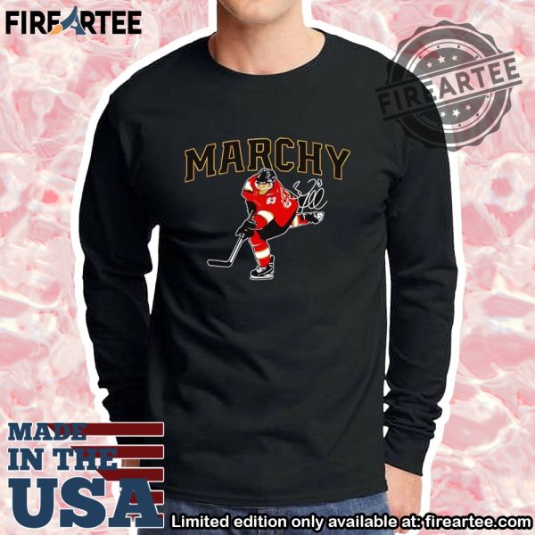 Marchy Brad Marchand Florida Panthers Hockey Signature Shirt