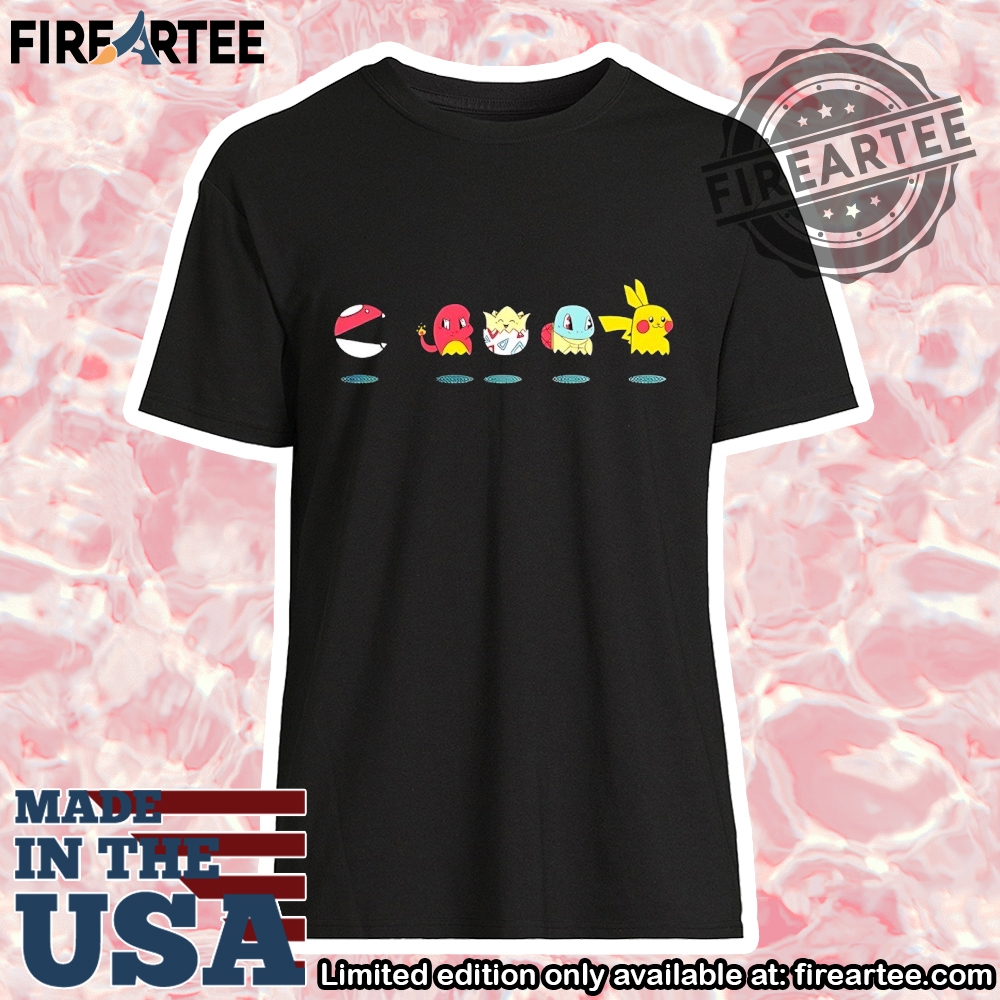 Pacmon Pacman X Pokemon Shirt