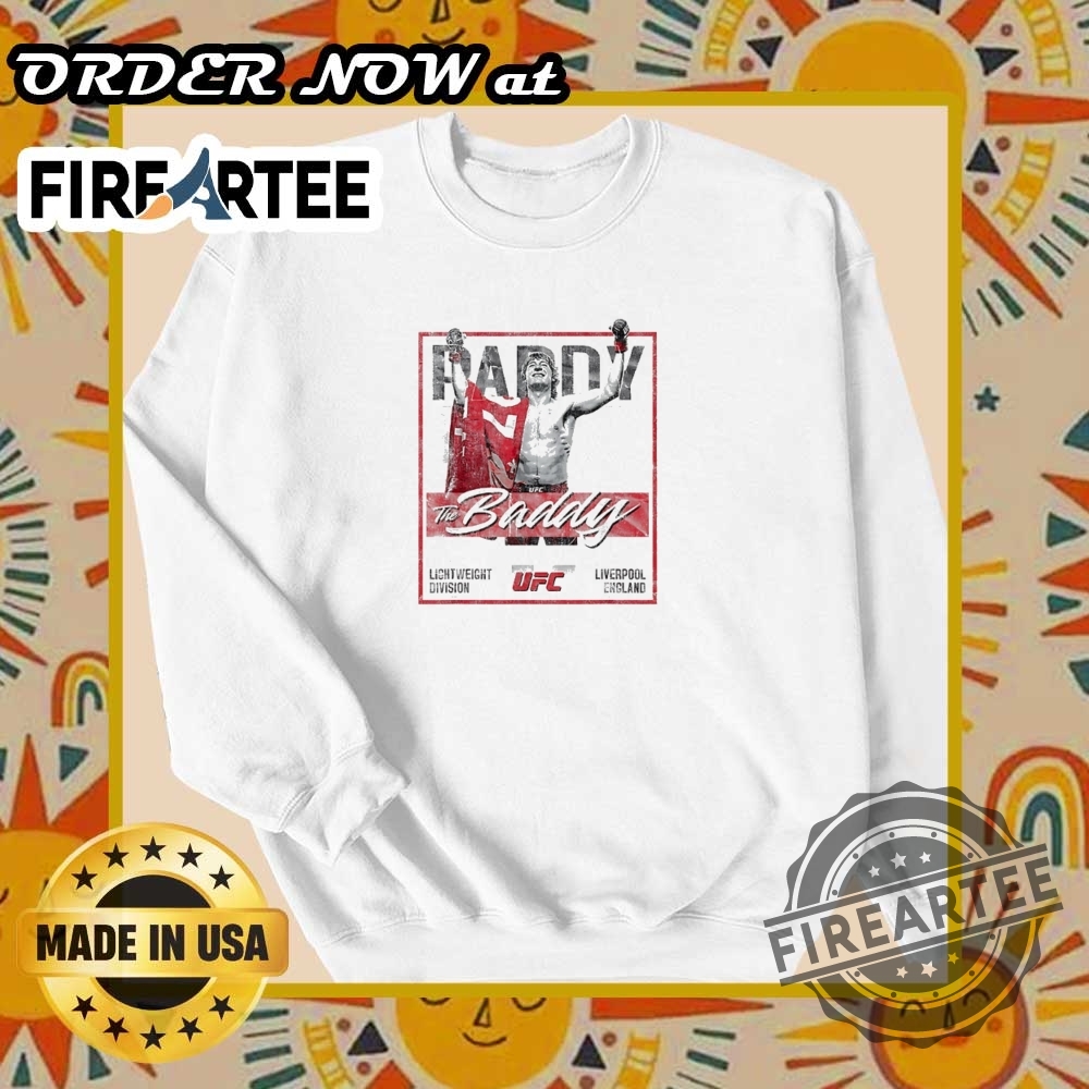 Paddy The Baddy Pimblett Ufc Tshirt Mma Fighter Fan Shirt 2025 6 Paddy The Baddy Pimblett UFC T-Shirt – MMA Fighter Fan Shirt 2025