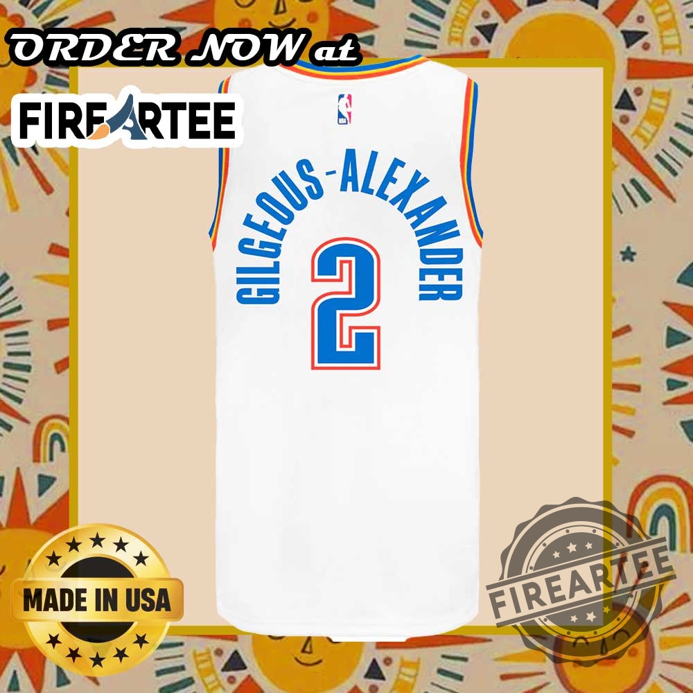 Shai Gilgeousalexander Thunder Swingman Jersey Association 202425 3 Shai Gilgeous-Alexander Thunder Swingman Jersey – Association 2024-25