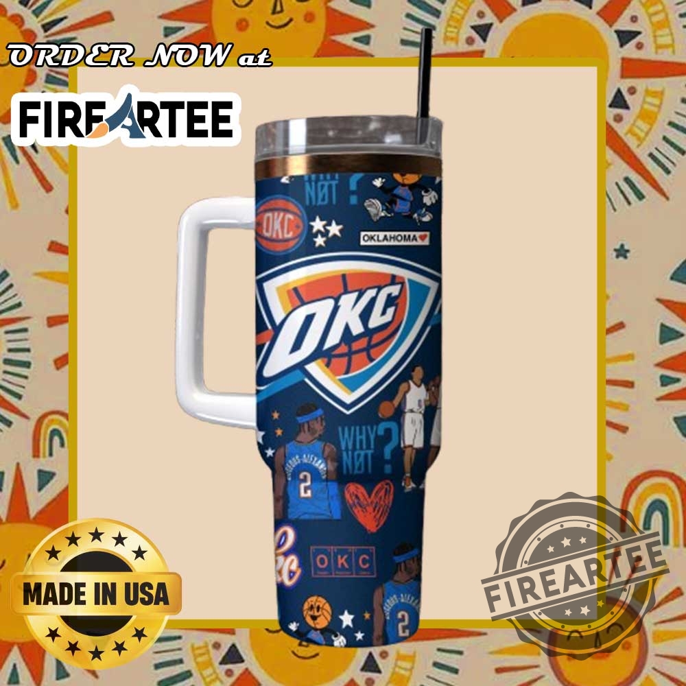 Okc Thunder Why Not Tumbler Basketball Fan Travel Cup Made In Usa 3 OKC Thunder Why Not? Tumbler – Basketball Fan Travel Cup Made in USA