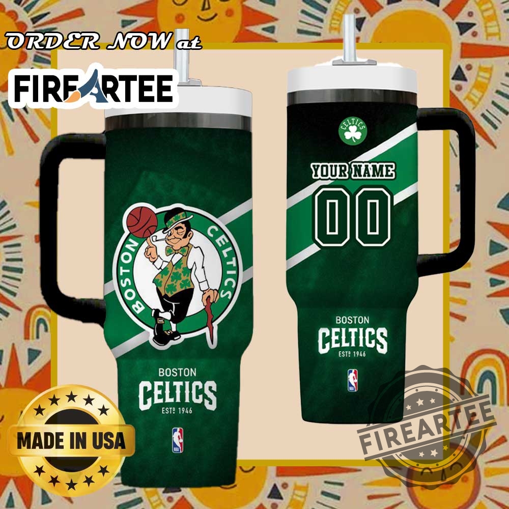 Boston Celtics Nba Tumbler Personalized Fan Cup With Custom Name 4 Boston Celtics NBA Tumbler – Personalized Fan Cup with Custom Name