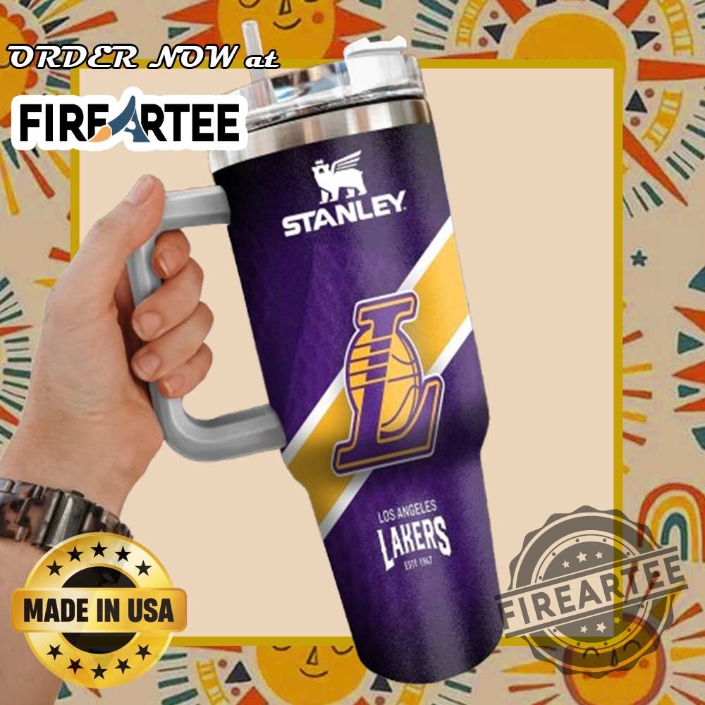 Lakers Stanley Tumbler Nba Fan Travel Cup Made In Usa