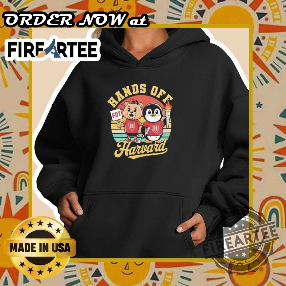 Penguins Smokey Bear Hands Off Harvard Shirt 5 Penguins Smokey Bear – Hands Off Harvard Shirt