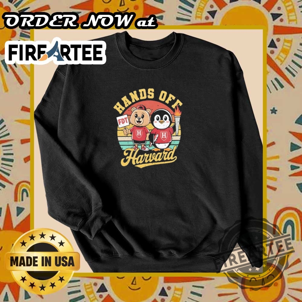 Penguins Smokey Bear Hands Off Harvard Shirt 6 Penguins Smokey Bear – Hands Off Harvard Shirt