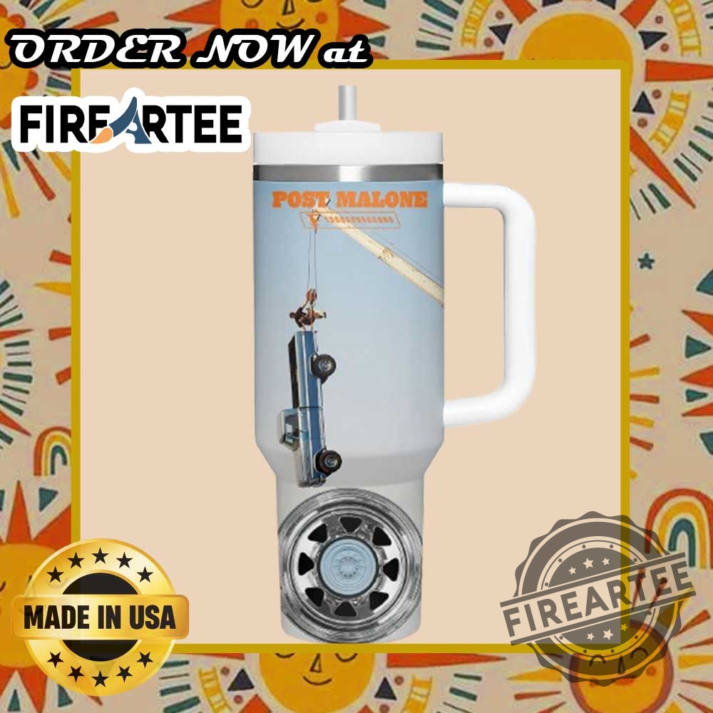 Post Malone Limited Edition Stanley Tumbler Unique Upsidedown Truck Design 5 Post Malone Limited Edition Stanley Tumbler - Unique Upside-Down Truck Design