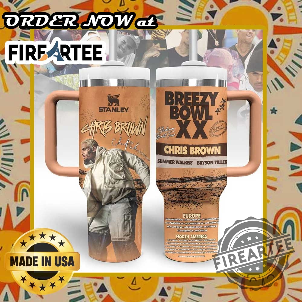 Chris Brown Breezy Bowl Xx Tour 40 Oz Stanley Tumbler Cup 4 Chris Brown Breezy Bowl XX Tour 40 Oz Stanley Tumbler Cup