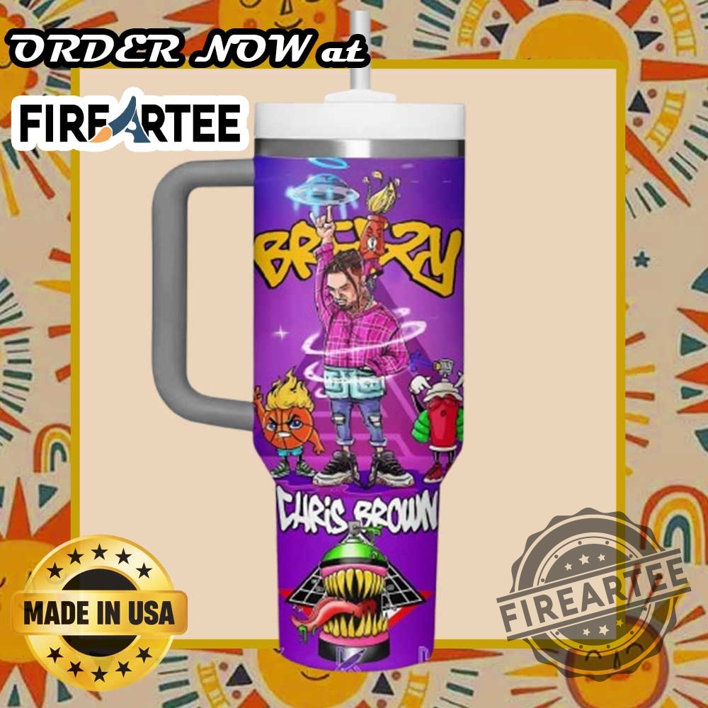 Personalized Chris Brown Breezy Tumbler Custom Purple Graffiti Design Drinkware 4 Personalized Chris Brown Breezy Tumbler – Custom Purple Graffiti Design Drinkware