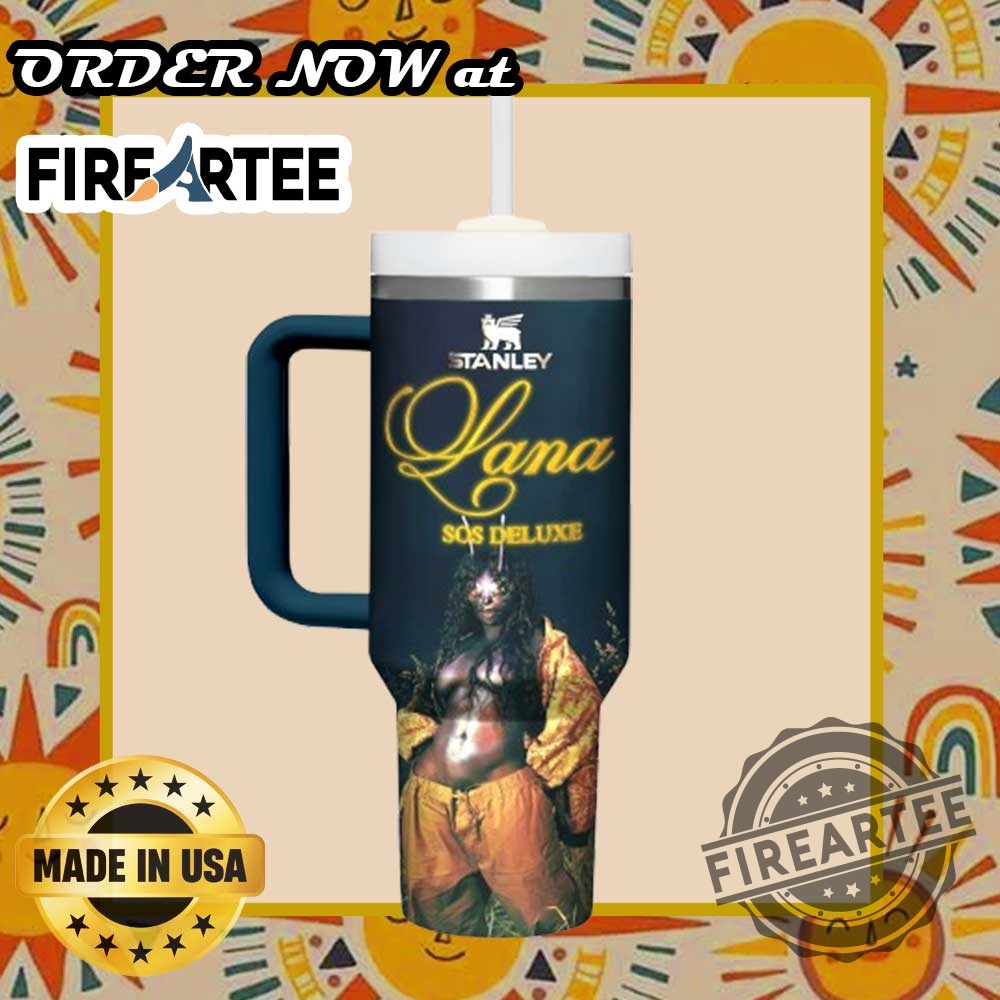 Personalized Sza Sos Tumbler Custom Stanley Drinkware With Lana Album Art Design 4 Personalized SZA SOS Tumbler – Custom Stanley Drinkware with Lana Album Art Design