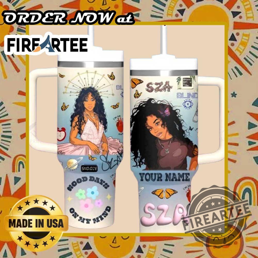 Personalized-Sza-Good-Days-Tumbler-Custom-Drinkware-With-Artistic-Sza-Design-And-Lyrics-fireartee_1