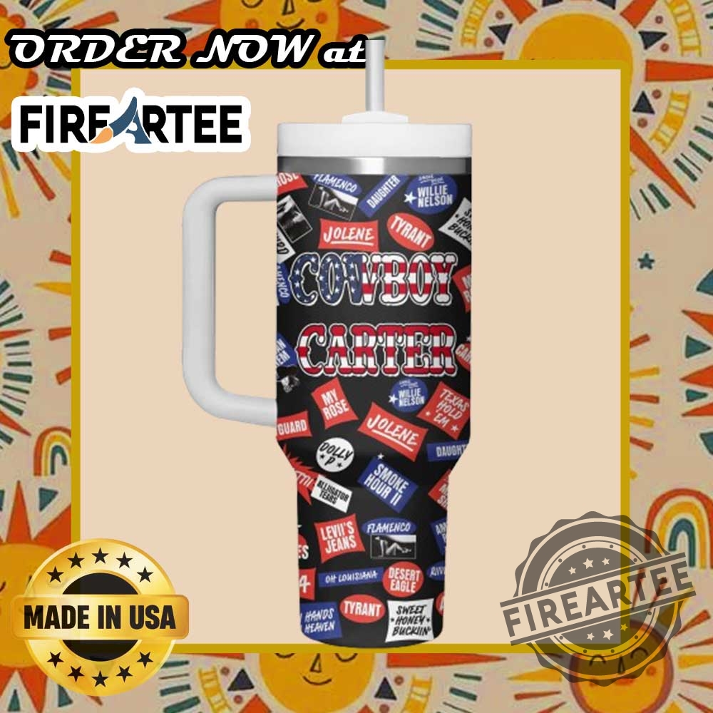 Personalized Cowboy Carter Tumbler Custom Drinkware With Western Willie Nelson And Jolene Artwork 5 Personalized Cowboy Carter Tumbler – Custom Drinkware with Western, Willie Nelson, and Jolene Artwork