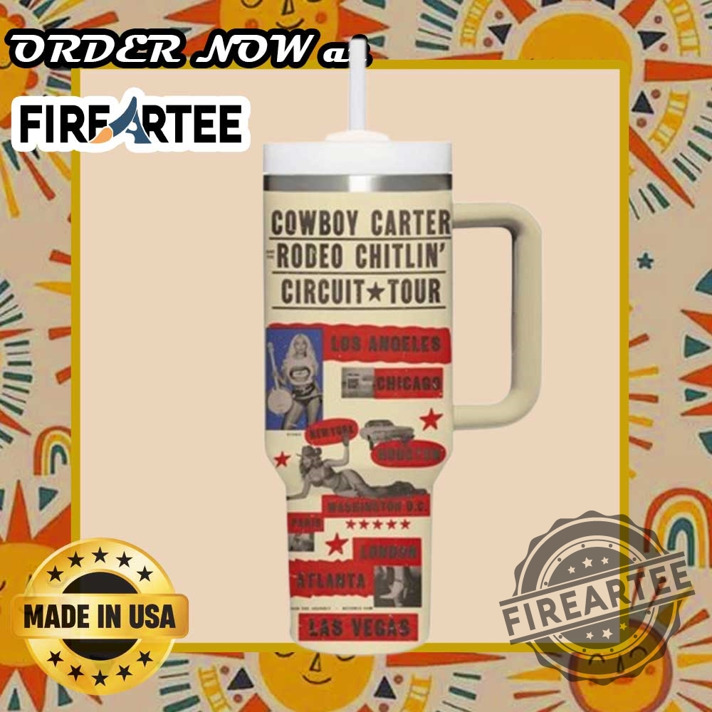 Beyoncé Cowboy Carter Limited Edition Stanley Tumbler Cup 5 Beyoncé Cowboy Carter Limited Edition Stanley Tumbler Cup