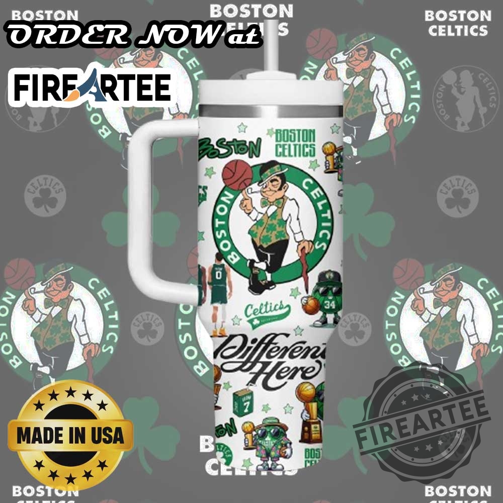 Boston Celtics Eastern Conference Champions Tumbler With Celtics Mascot And Team Graphics 4 Boston Celtics Eastern Conference Champions Tumbler with Celtics Mascot and Team Graphics