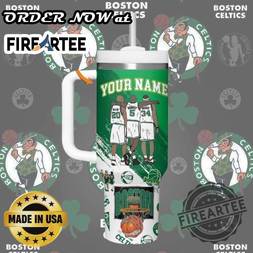 Personalized Boston Celtics Basketball Tumbler Custom Drinkware With Player Graphics And Your Name 4 Personalized Boston Celtics Basketball Tumbler – Custom Drinkware with Player Graphics and Your Name
