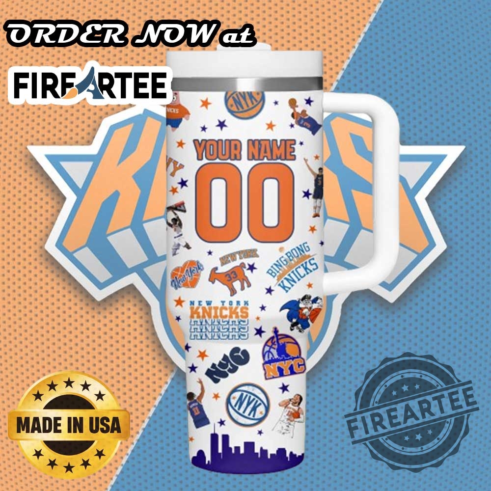 Custom New York Knicks Basketball Tumbler Personalized 2025 Nba Fan Cup With Your Name And Team Logos 5 Custom New York Knicks Basketball Tumbler – Personalized 2025 NBA Fan Cup with Your Name and Team Logos