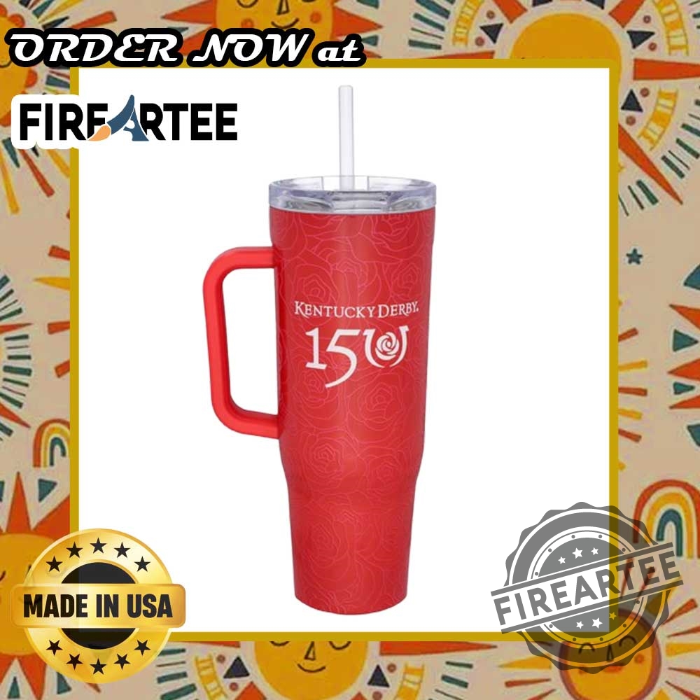 Kentucky Derby 150 Corkcicle 40Oz Cruiser Tumbler With Handle 3 Kentucky Derby 150 Corkcicle 40oz Cruiser Tumbler with Handle