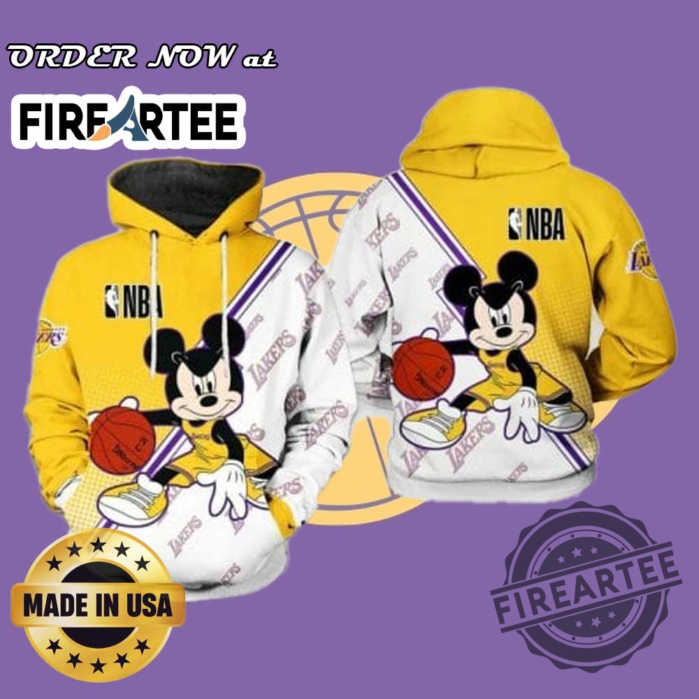"Unique Character Apparel: Autism, Star Wars, Lakers, Hello Kitty Collection" 5 Nba Los Angeles Lakers Mickey Pullover Hoodie Disney X Lakers Collection