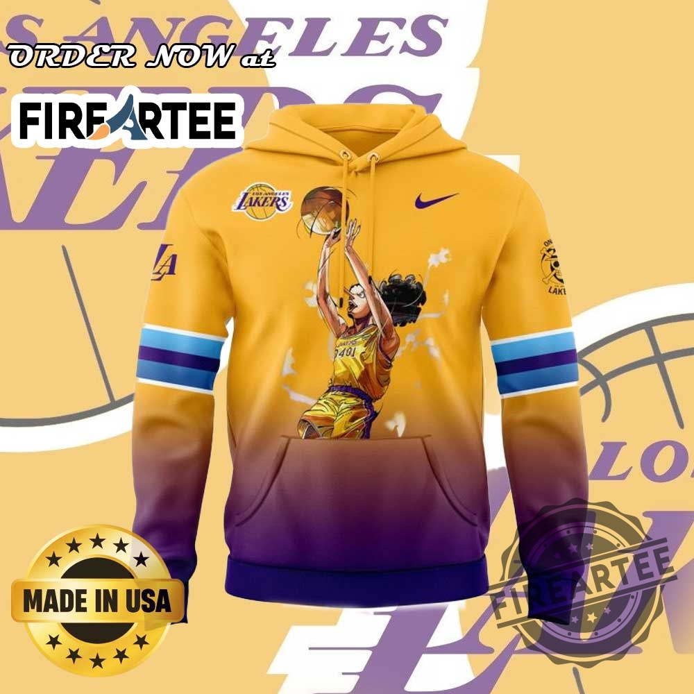 Los Angeles Lakers X One Piece Special Usopp Hoodie Nba X One Piece Collaboration 4 Los Angeles Lakers x One Piece Special Usopp Hoodie – NBA x One Piece Collaboration