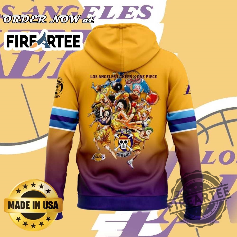 Los Angeles Lakers X One Piece Special Usopp Hoodie Nba X One Piece Collaboration 5 Los Angeles Lakers x One Piece Special Usopp Hoodie – NBA x One Piece Collaboration