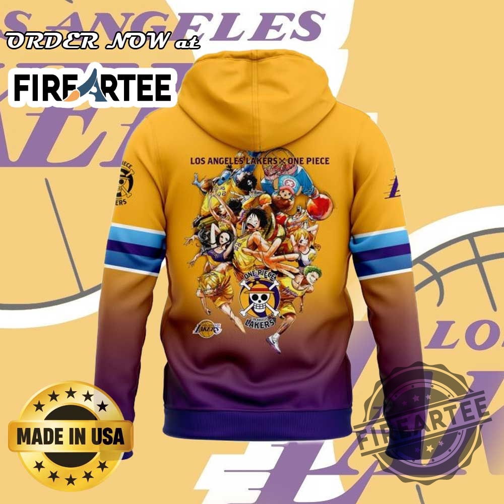 Los Angeles Lakers X One Piece Special Nico Robin Hoodie Nba X One Piece Limited Edition 5 Los Angeles Lakers x One Piece Special Nico Robin Hoodie – NBA x One Piece Limited Edition