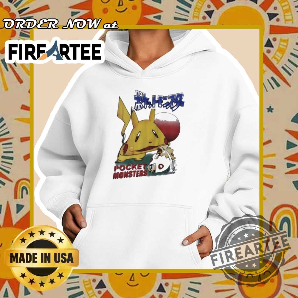 Pokemon Pocket Monsters Tshirts 5 Pokemon pocket monsters T-shirts