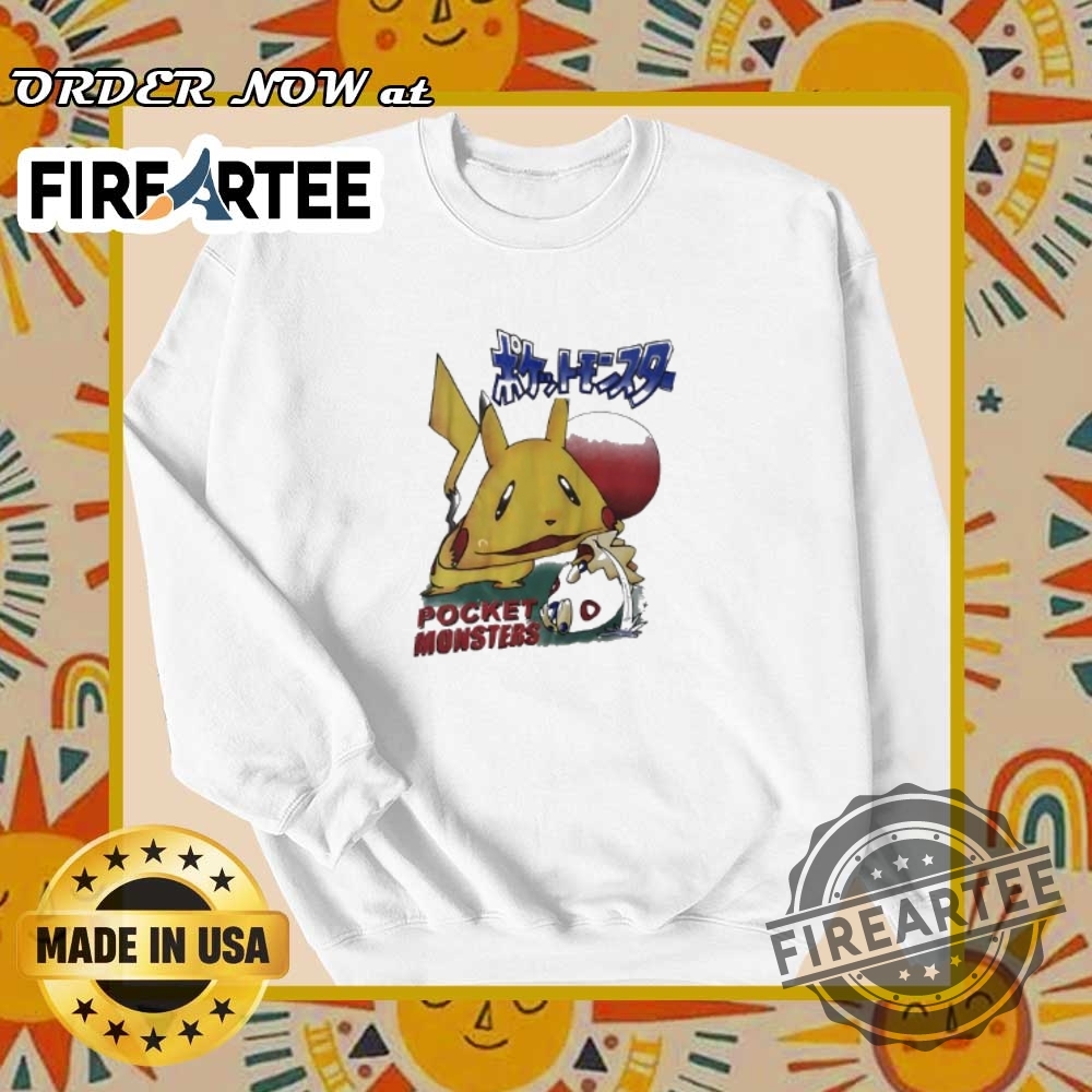 Pokemon Pocket Monsters Tshirts 6 Pokemon pocket monsters T-shirts