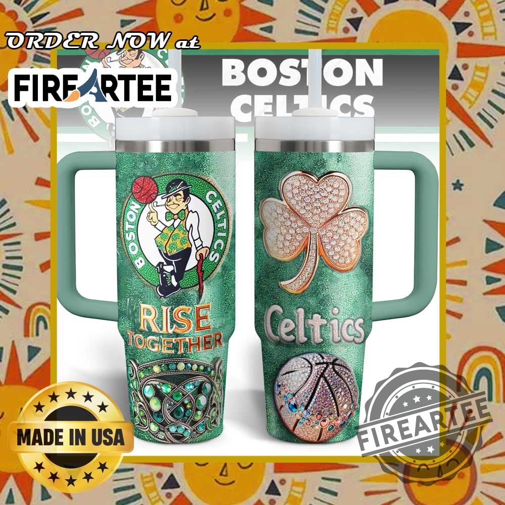 Boston-Celtics-Diamond-Shamrock-Tumbler-Rise-Together-Glitter-Cup-With-Handle-For-Basketball-Fans-fireartee_1