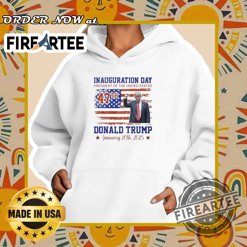 Donald Trump Inauguration Day 2025 Tshirt 47Th President Usa 5 Donald Trump Inauguration Day 2025 T-Shirt – 47th President USA