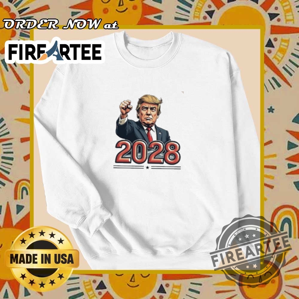 President Trump 2028 Tshirt 48Th President Usa Patriotic Tee 6 President Trump 2028 T-Shirt – 48th President USA Patriotic Tee