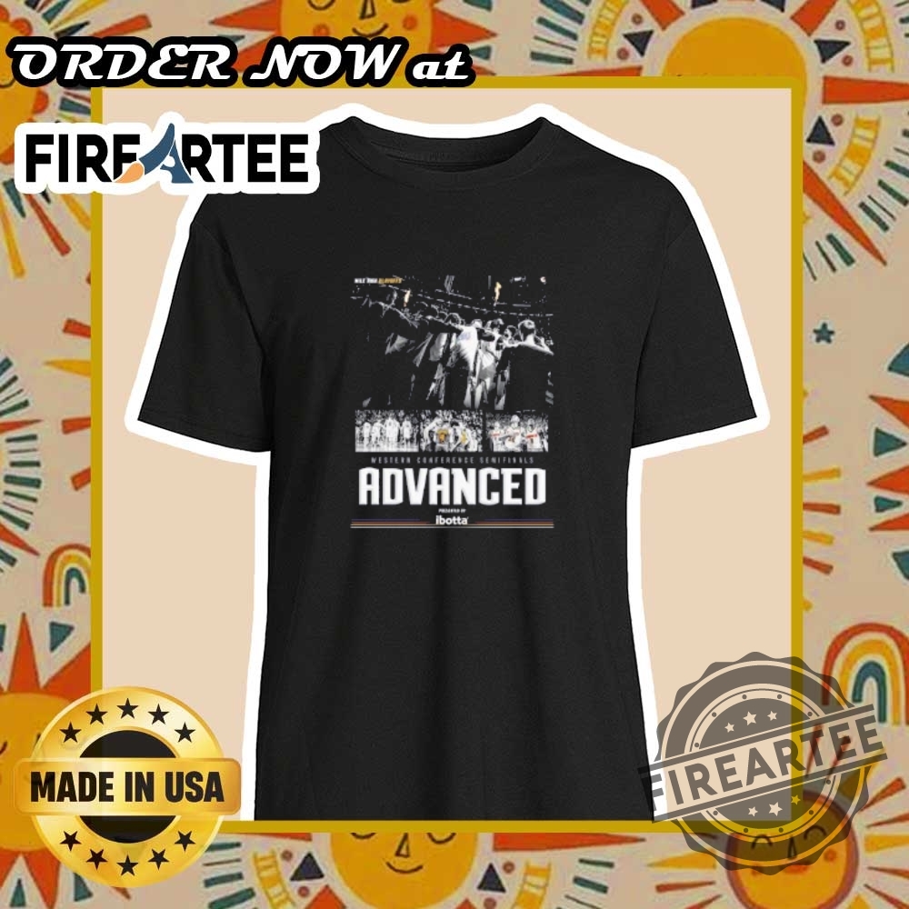 "Shop Official Denver Nuggets Playoffs Shirts: Celebrate Every Milestone!" 2 Denver Nuggets Advanced Western Conference Semifinals Shirt