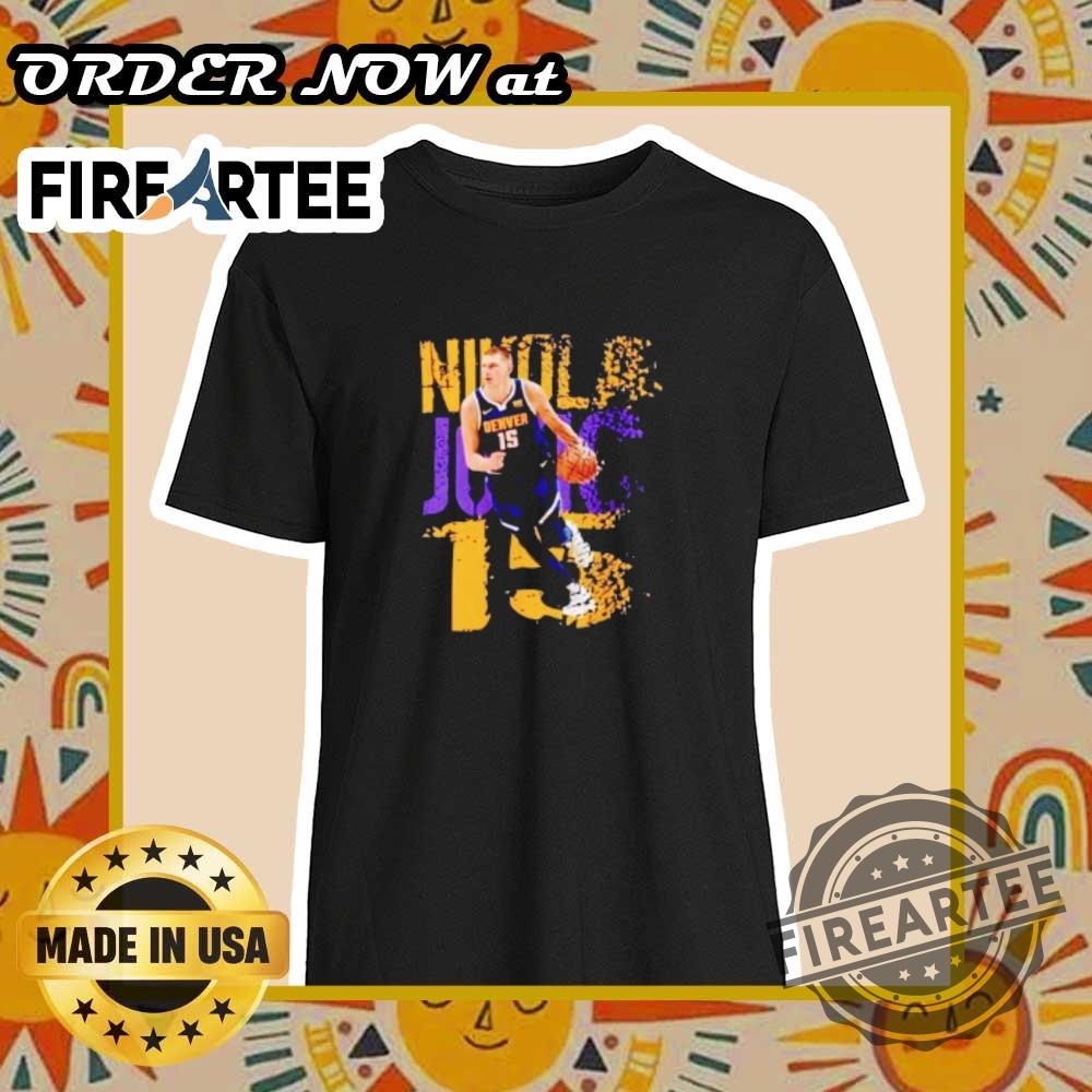 "Shop Official Denver Nuggets Playoffs Shirts: Celebrate Every Milestone!" 5 Nikola Jokic 15 Denver Nuggets Shirt