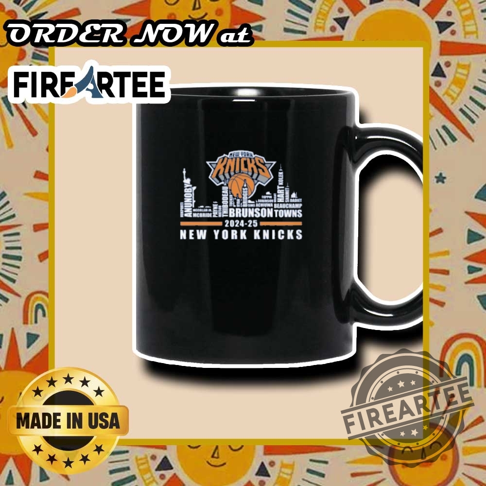 New York Knicks Thank You For The Memories 20242025 Skyline Names Shirt 7 New York Knicks Thank You For The Memories 2024-2025 Skyline Names Shirt