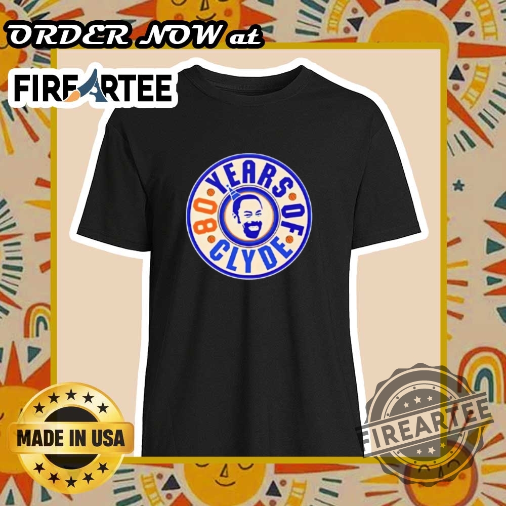 "Shop Official Denver Nuggets Playoffs Shirts: Celebrate Every Milestone!" 9 Walt Frazier 80 Years Of Clyde Shirt