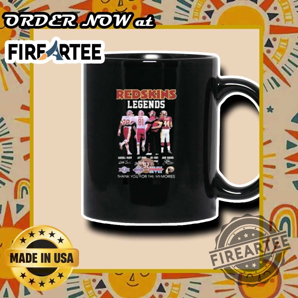 Redskins Legends Darrell Green Art Monk Joe Gibbs And John Riggins Thank You For The Memories Signatures Shirt 7 Redskins Legends Darrell Green Art Monk Joe Gibbs and John Riggins Thank You For The Memories Signatures shirt