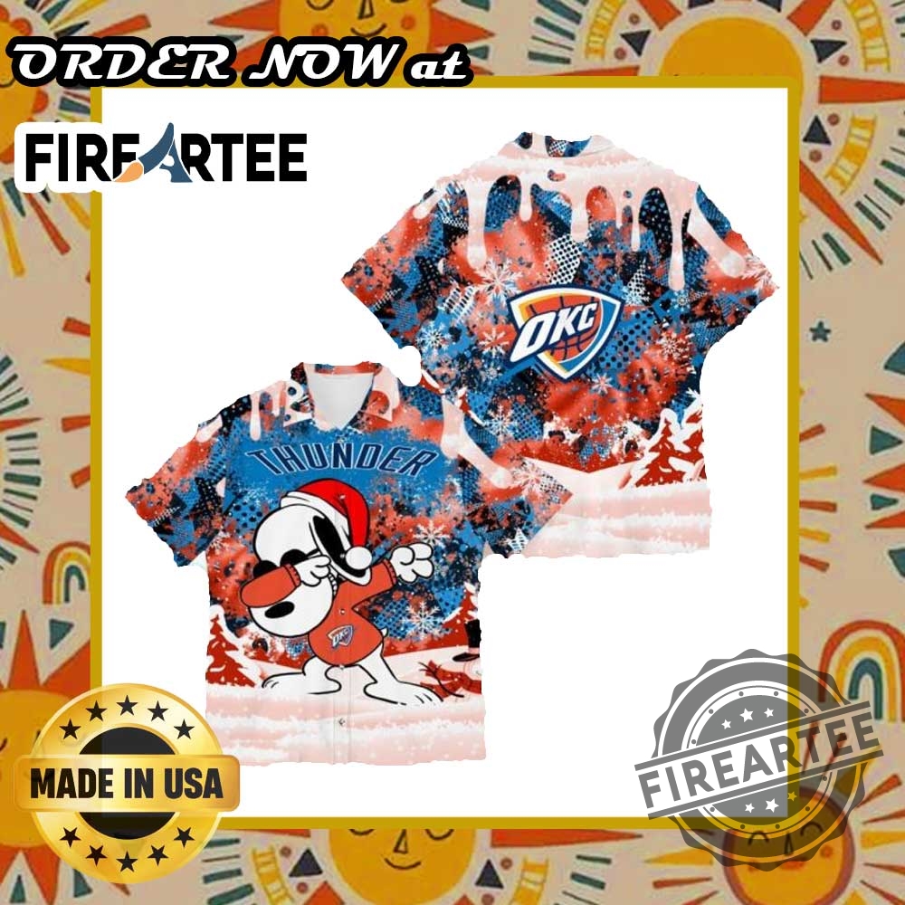 Okc Thunder Snoopy Dabbing The Peanuts Hawaiian Shirt 3 OKC Thunder Snoopy Dabbing The Peanuts Hawaiian Shirt