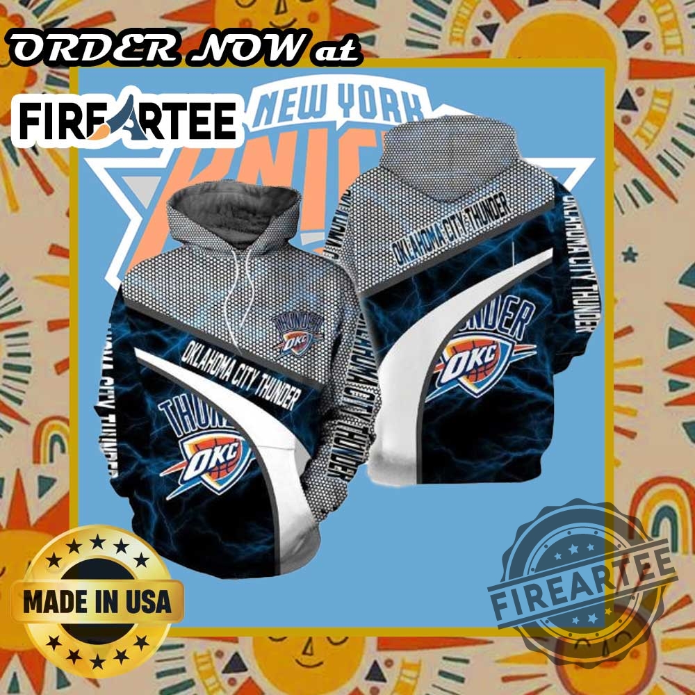 Nba Oklahoma City Thunder Black Armor Pullover Hoodie