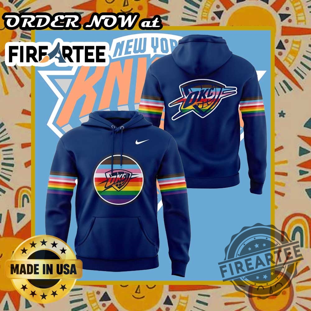 Oklahoma City Thunder Pride Night Special Hoodie