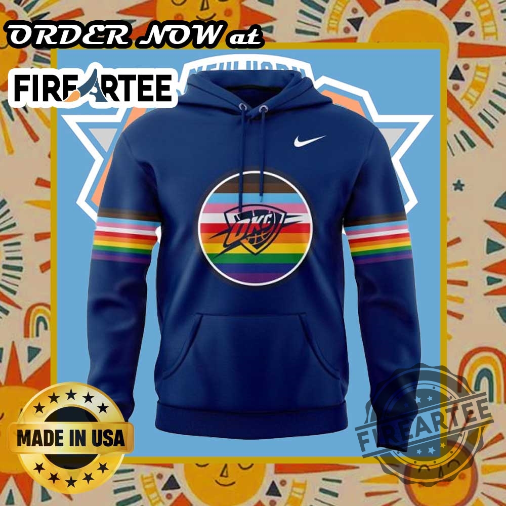 Oklahoma City Thunder Pride Night Special Hoodie 4 Oklahoma City Thunder PRIDE NIGHT Special Hoodie