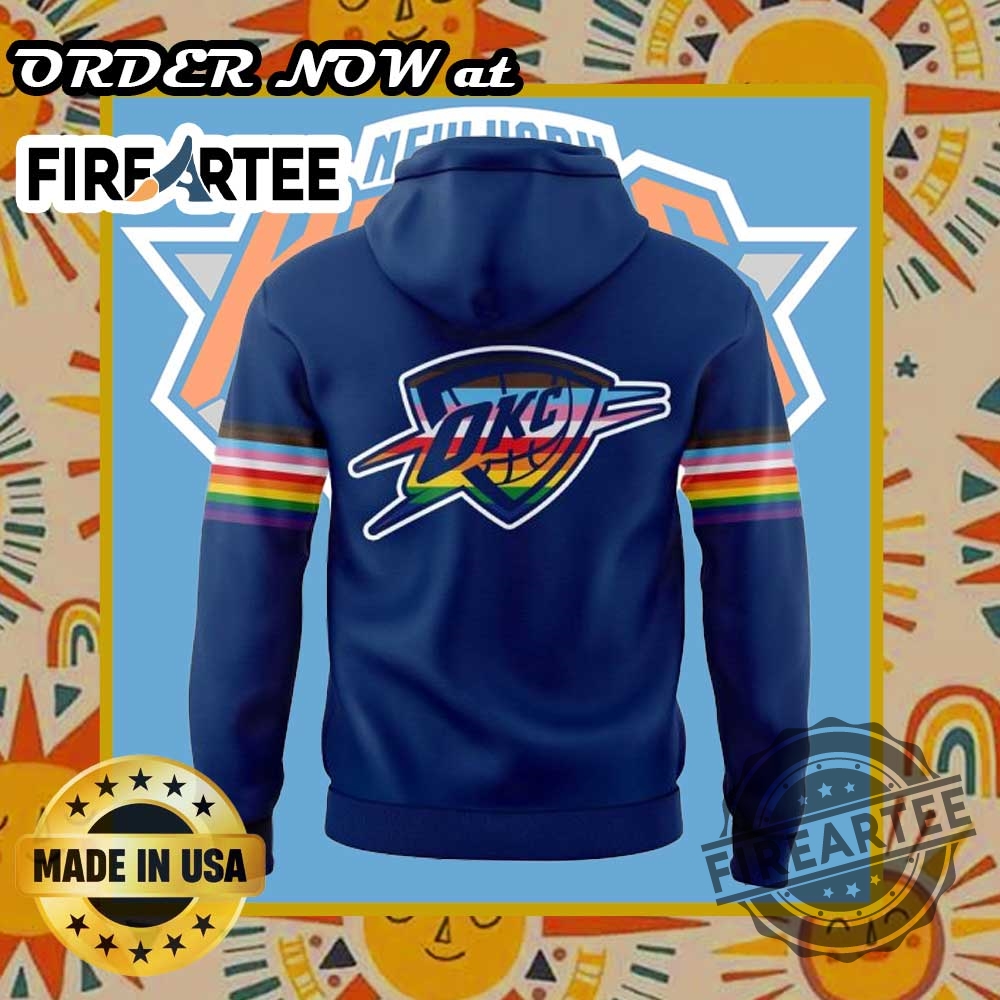 Oklahoma City Thunder Pride Night Special Hoodie 5 Oklahoma City Thunder PRIDE NIGHT Special Hoodie