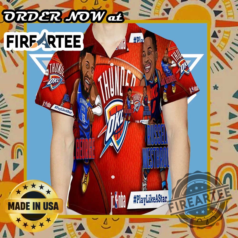 Oklahoma-City-Thunder-Paul-George-And-Russel-Westbrook-3D-All-Over-Print-Summer-Beach-Hawaiian-Shirt-fireartee_1