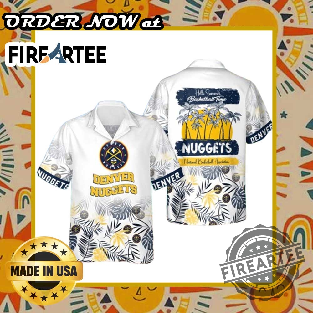 Nba Denver Nuggets Baseball Time Hawaiian Shirt 3 NBA Denver Nuggets Baseball Time Hawaiian Shirt