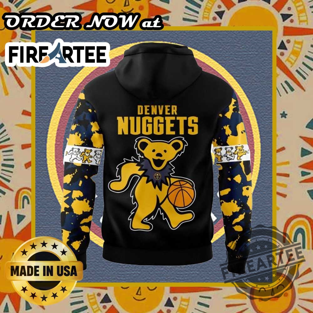 Denver Nuggets X Grateful Dead Night Limited Hoodie 6 Denver Nuggets x Grateful Dead Night Limited Hoodie